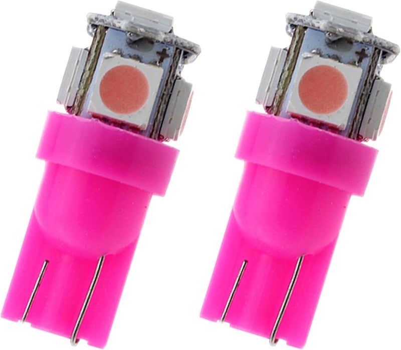 GLOFE 3Pcs Pink Interior Map Dome Light LED Bulbs Compatible with 1987-1996 Ford F-150 F-250 Bronco - Image 5
